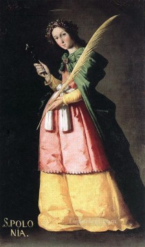 Francisco de Zurbaran Painting - St Apolonia Baroque Francisco Zurbaron
